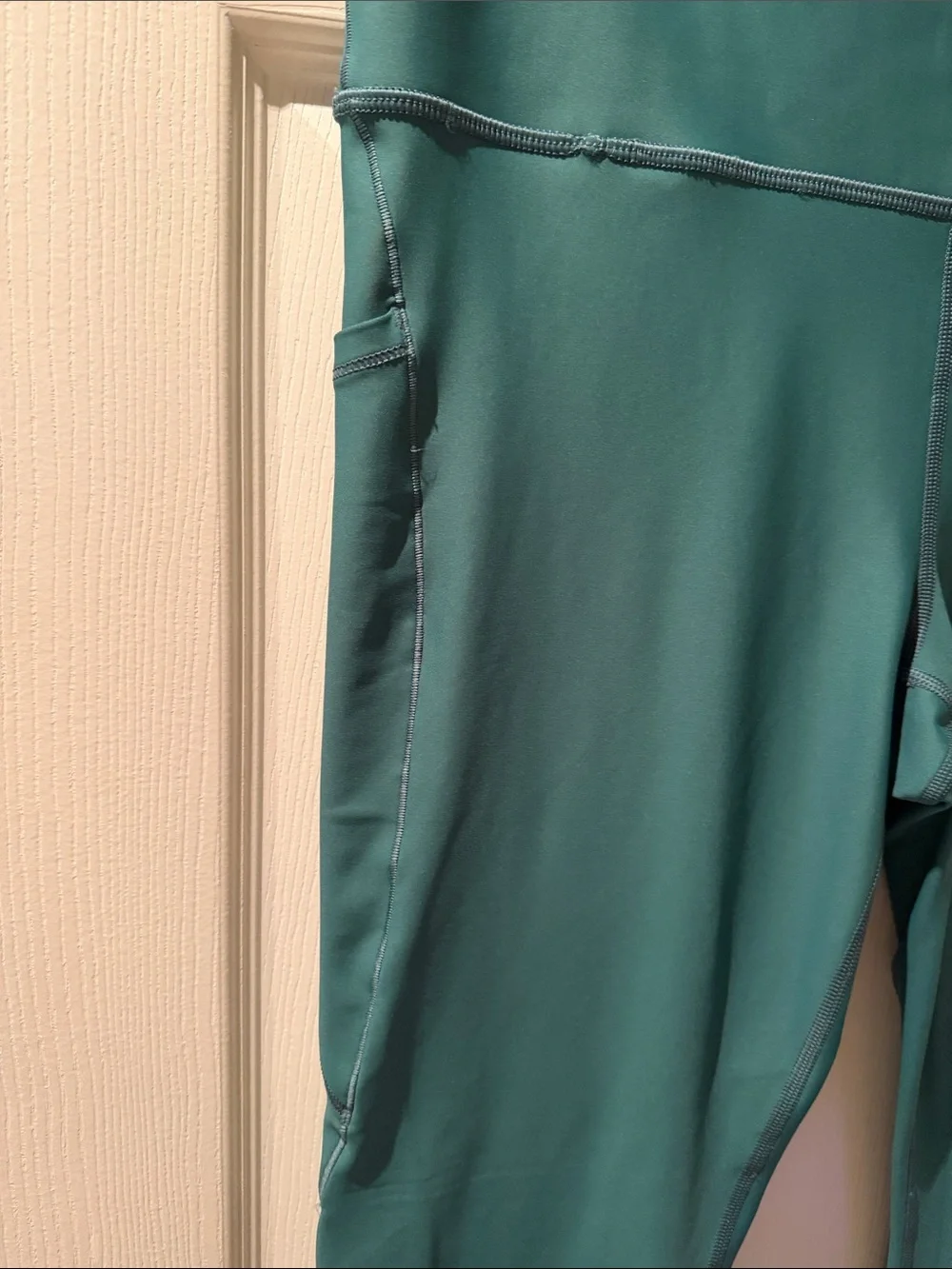 Athleta Teal High-Rise Performance Leggings with Side Pockets - Picture 3 of 5